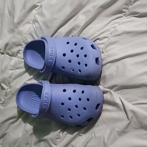 Purple crocs